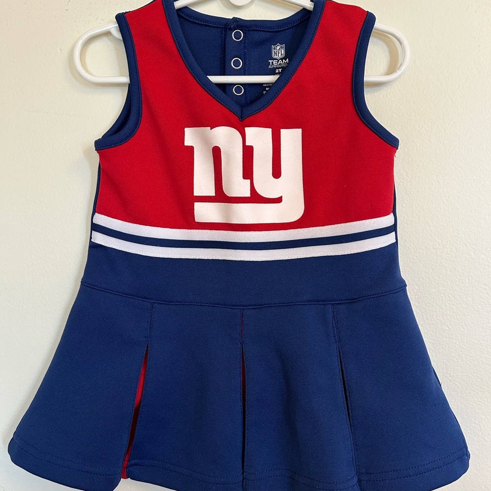 NY Giants 2T cheerleader outfit - like new